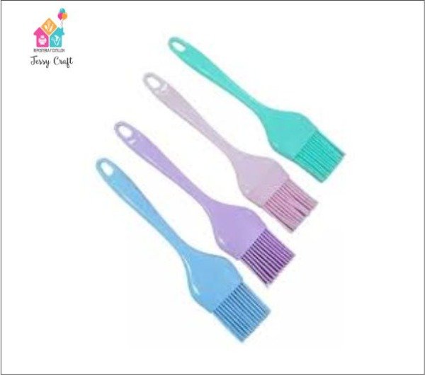 Producto - Pincel de Silicona con mango acrilico - 21 cm