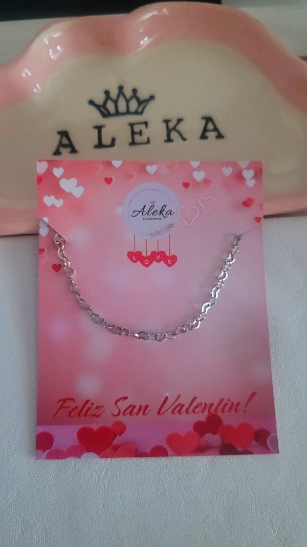 Producto - Pulsera multi corazones de acero quirúrgico