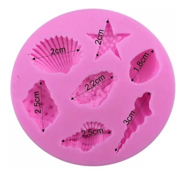 Producto - MOLDE SILICONA FIGURAS DE MAR MOD 4 - 1