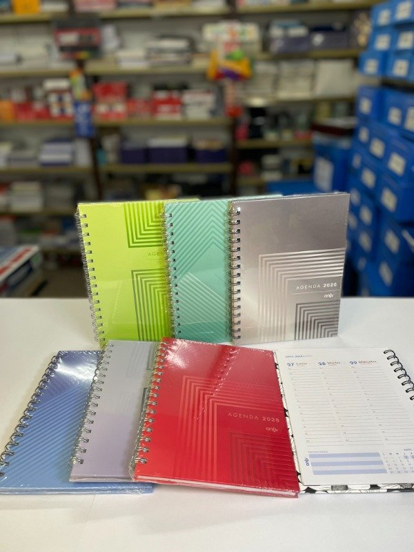 Producto - Agenda Semanal c/espiral R8 - Eco Man - "Onix"