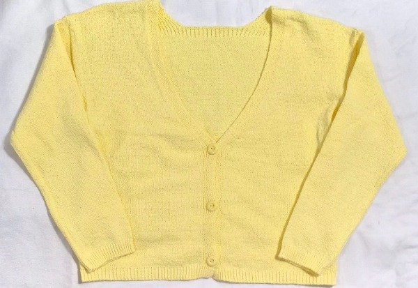 Producto - Cardigan Lore (amarillo)