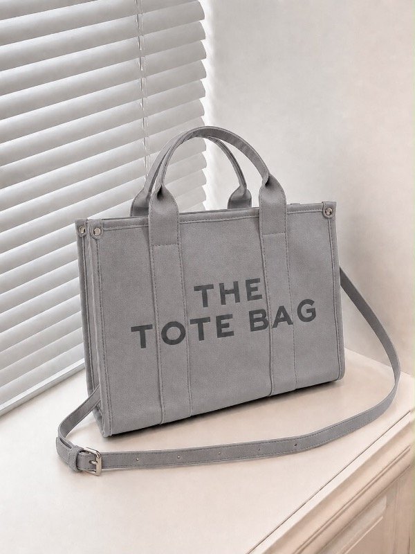 Producto - TOTE BAG PREMIUM MEDIANA - GRIS