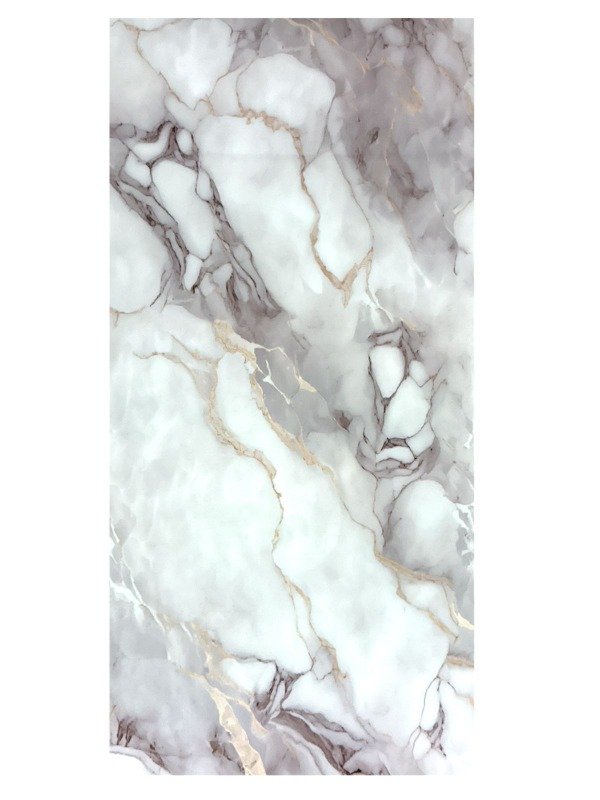 Producto - Placa Simil Marmol Autoadhesiva Blanca Marmolada 30x60cm