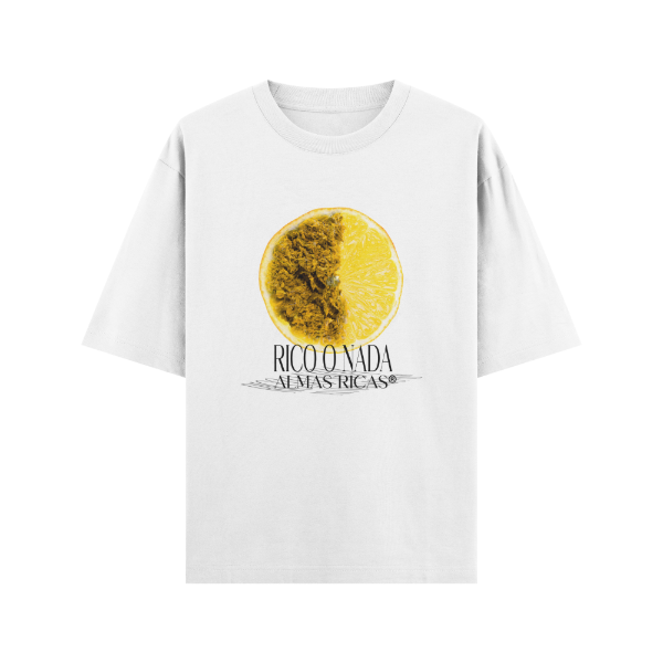 Producto - Remera Blanca "Rico o Nada"