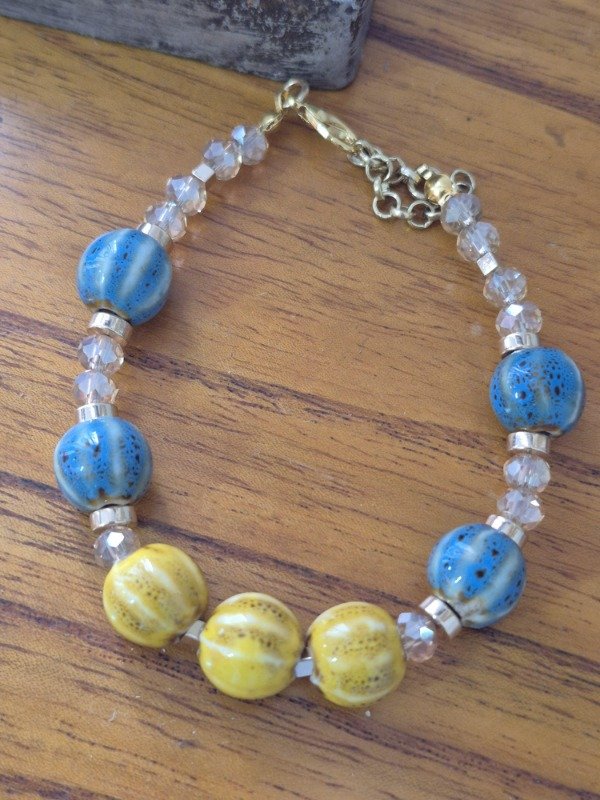 Producto - Pulsera -cristales y cuentas