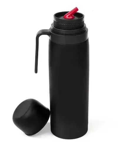 Producto - Termo uruguayo media manija 1L NEGRO