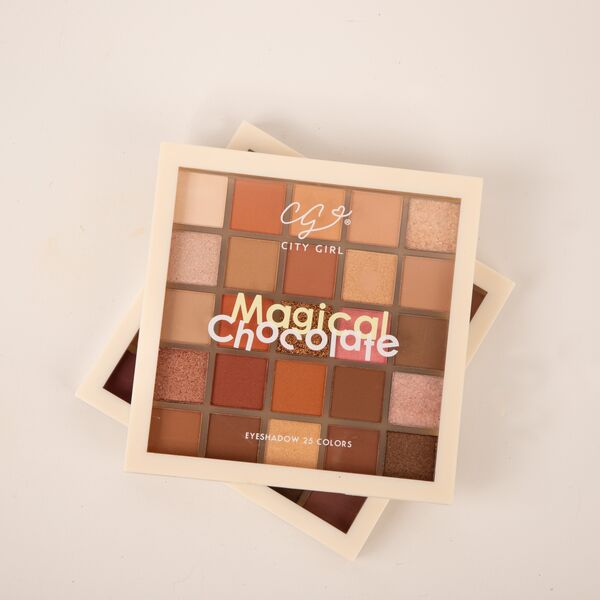 Producto - Paleta de Sombras 25 Tonos Magical Chocolate Mate y Brillante