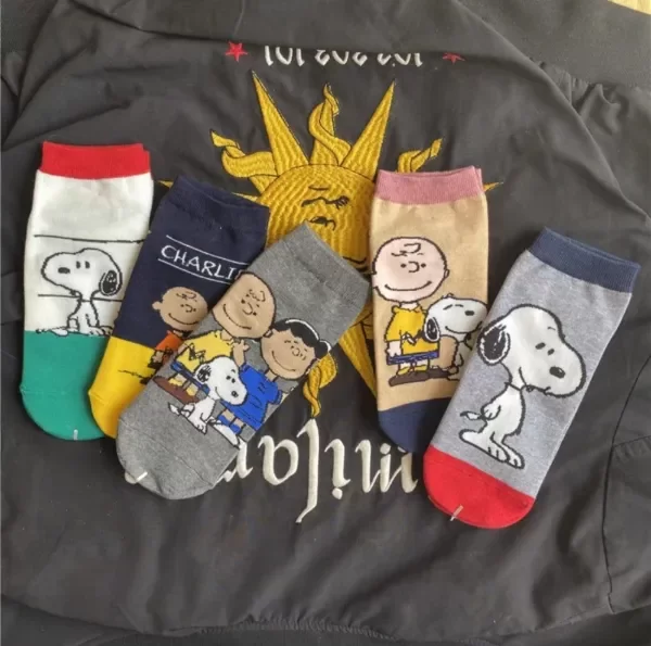 Producto - MEDIAS SOQUETE DE ALGODON SNOOPY