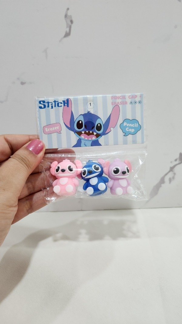 Producto - Set de gomas x 3 Stitch
