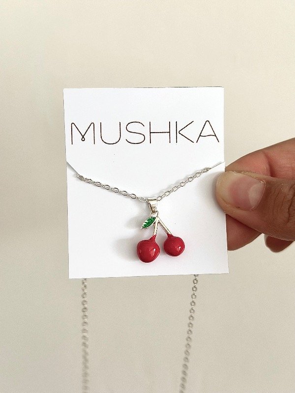 Producto - Cadena con dije cereza
