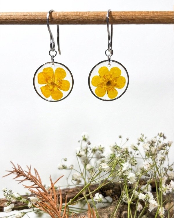 Producto - Aros botón de oro
