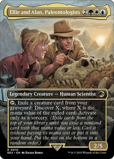 Producto - Ellie and Alan, Paleontologists (Borderless)