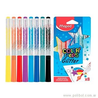 Producto - MARCADORES COLOR PEPS GLITTER X10