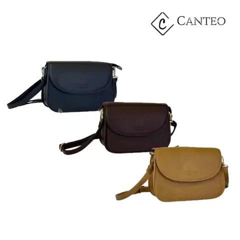 Producto - Bandolera Canteo Cuero Pu Correa Desmontable