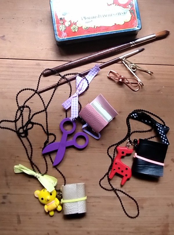 Producto - Collar con mini bitácora journal o acuarela - 1