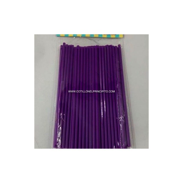 Producto - Palito Para Chupetín Violeta 15cm x50 Unidades