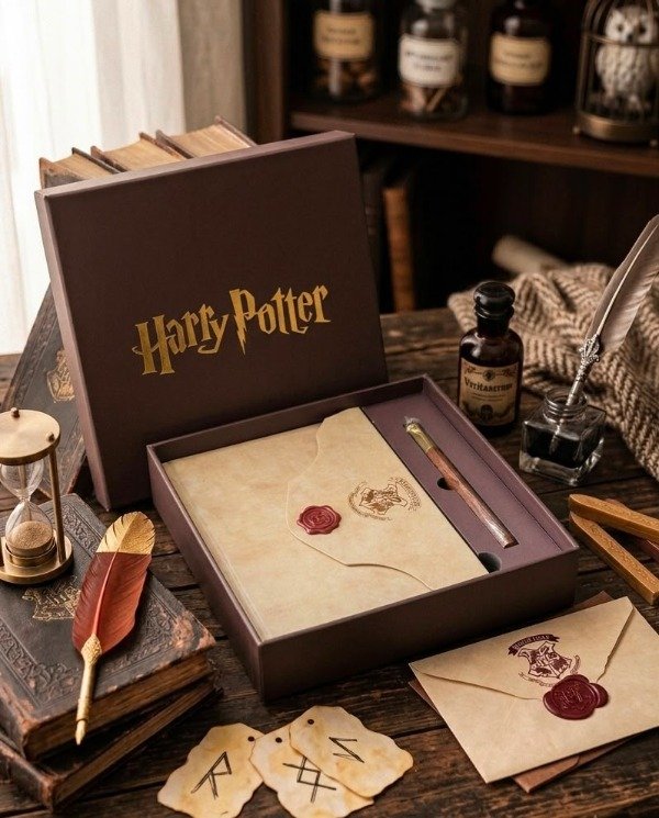 Producto - Set en caja Agenda y lapicera premium Harry Potter