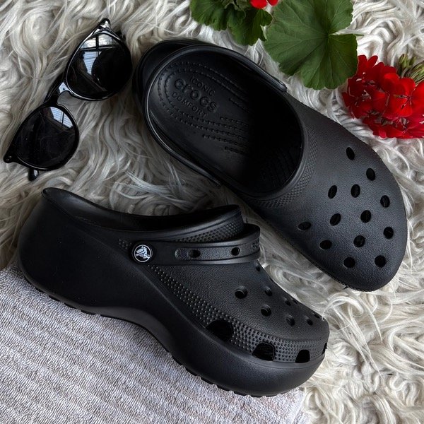 Producto - CROCS Plataforma Negro