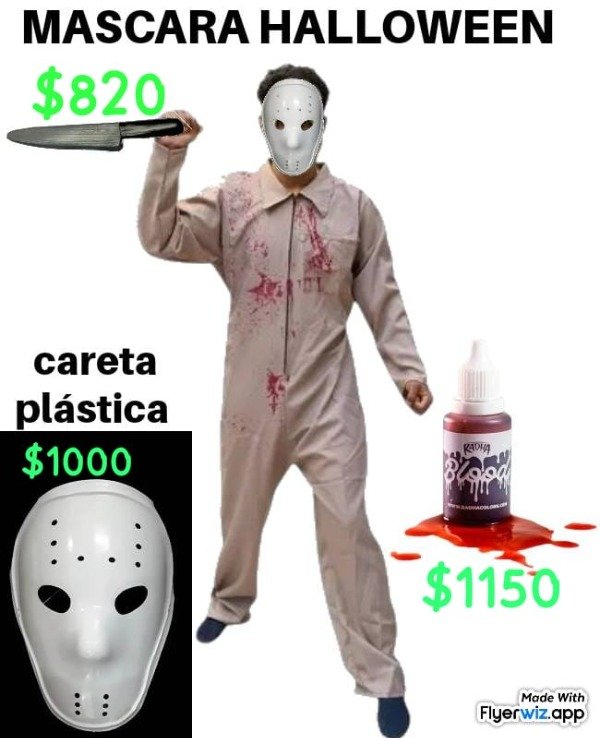 Producto - Careta Jason mascara halloween