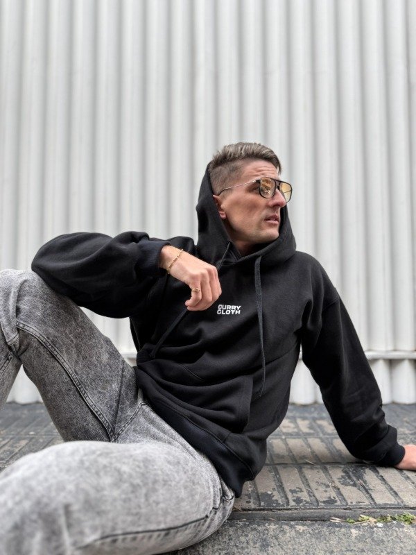 Producto - Hoodie Essential Oversize Black