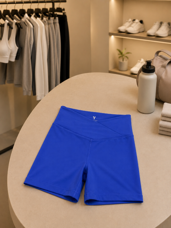 Producto - Calza corta Azul cintura V