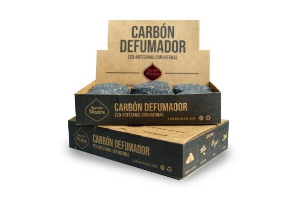 Producto - Carbón defumador con hierbas