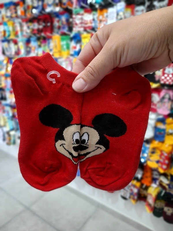 Producto - Soquete Niño Mickey Roja