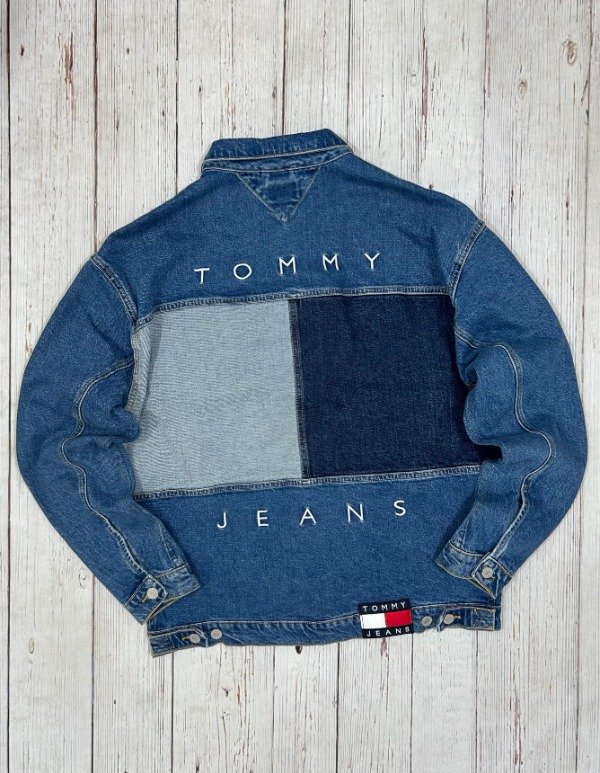 Producto - TOMMY HILFIGER JEAN JACKET BIG LOGO 90s