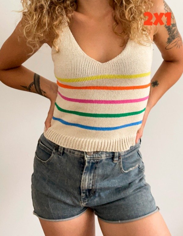 Producto - TOP RAYITAS CRUDO