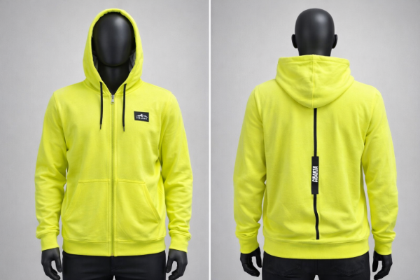 Producto - Campera Cibarta sport FOX  Algodon con Lycra Amarilla