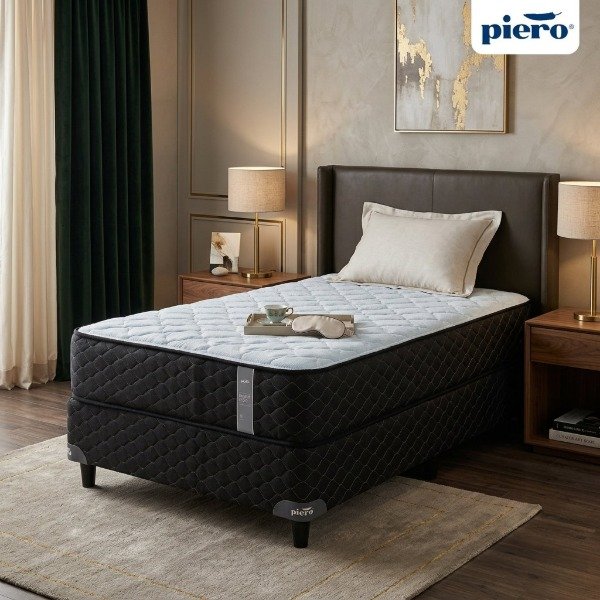 Producto - Sommier y Colchón Piero Smart Tech Resortes 190x90 - 0