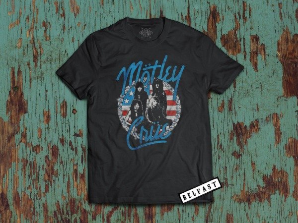 remera motley crue band variantes