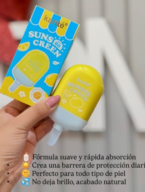 Producto - Protector solar Limón color adaptable al tono de piel acabado Natural - Karite - 1