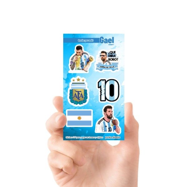 Producto - Stickers Uv Messi