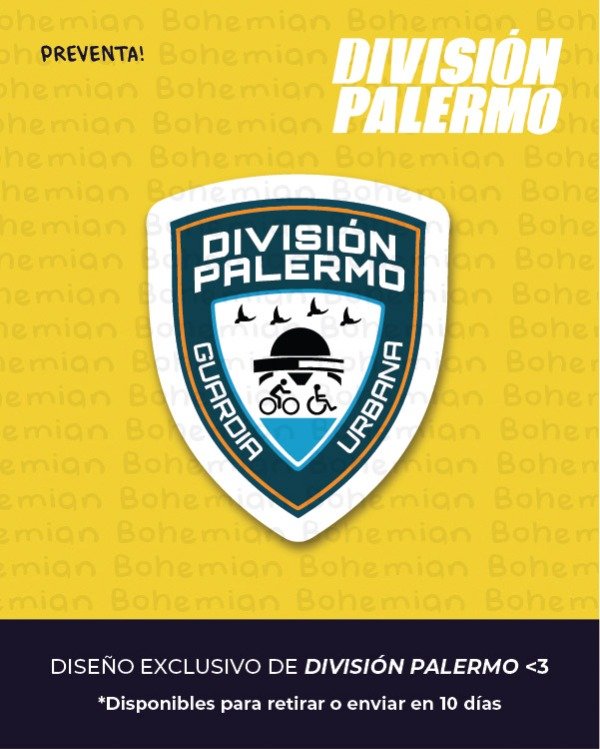 Producto - ESCUDO DIVISION PALERMO - Sticker individual Division Palermo