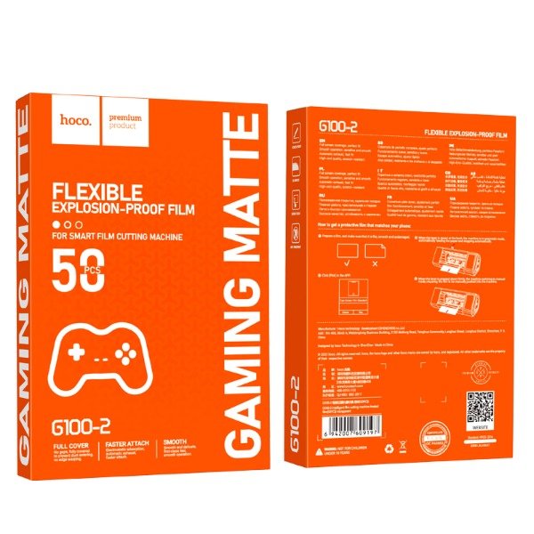 Producto - HOCO - G100-2 Lamina Hidrogel Gamming Mate(50PCS) - 0