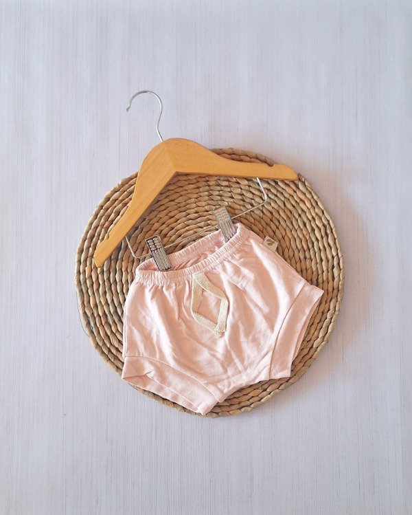 Producto - Short Pañalero Jersey Rosa Pálido
