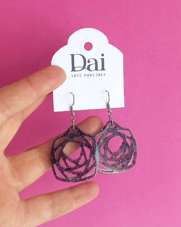 Producto - Aros Nido Negro