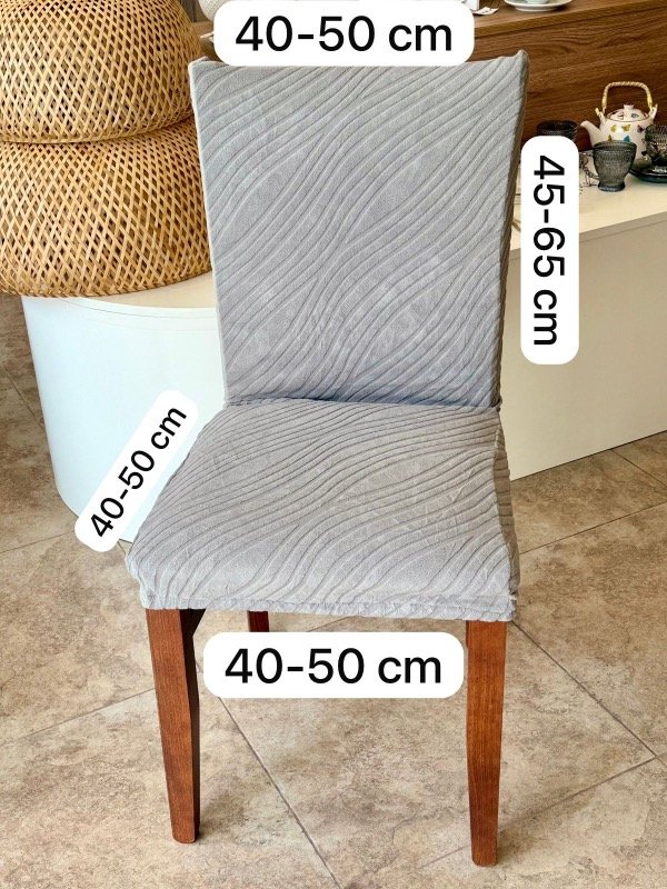 Producto - FUNDA PARA SILLA GRIS CLARO