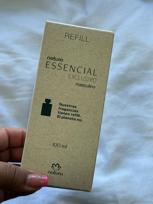 Producto - Natura Repuesto Refill Essencial Exclusivo Masculino 100ml EDP