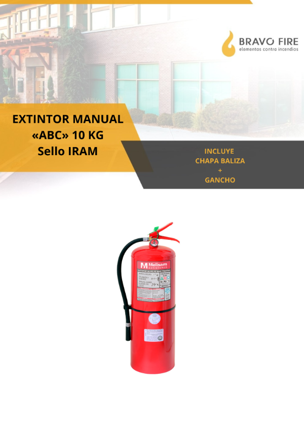 Producto - EXTINTOR MANUAL ABCX10 KG