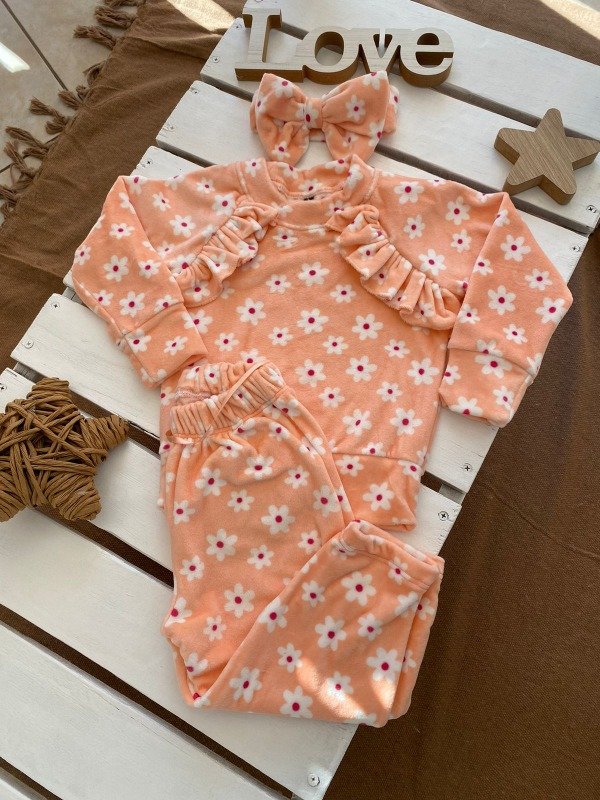 Producto - Conjunto plush Floreado - 382