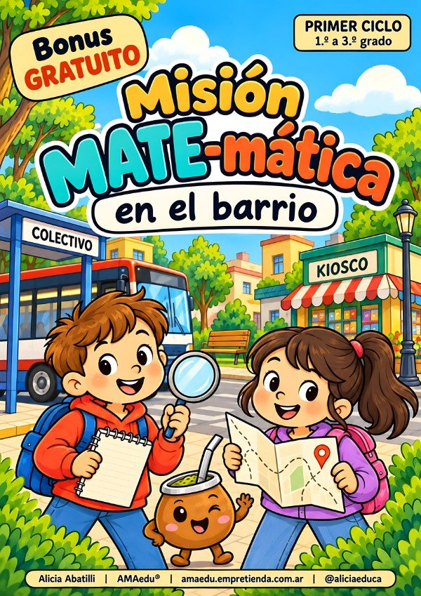 Producto - Misión MATE-mática en el barrio (Material Gratuito)
