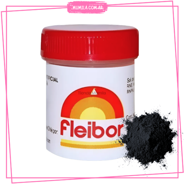 Producto - Colorante Negro en polvo para chocolate Fleibor 5gr