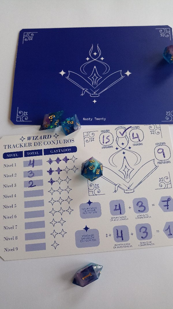 Producto - Tracker de Habilidades  Dungeons and Dragons - 3