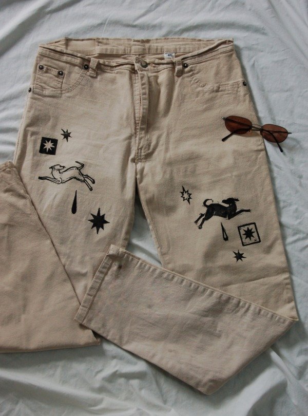 Producto - Pantalon beige elastizado