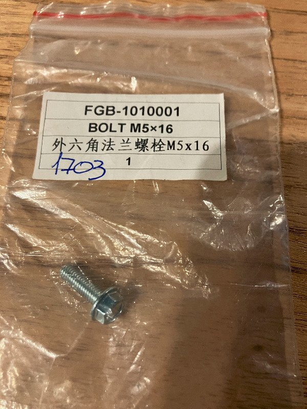 Producto - 1703 - Tornillo M5x16