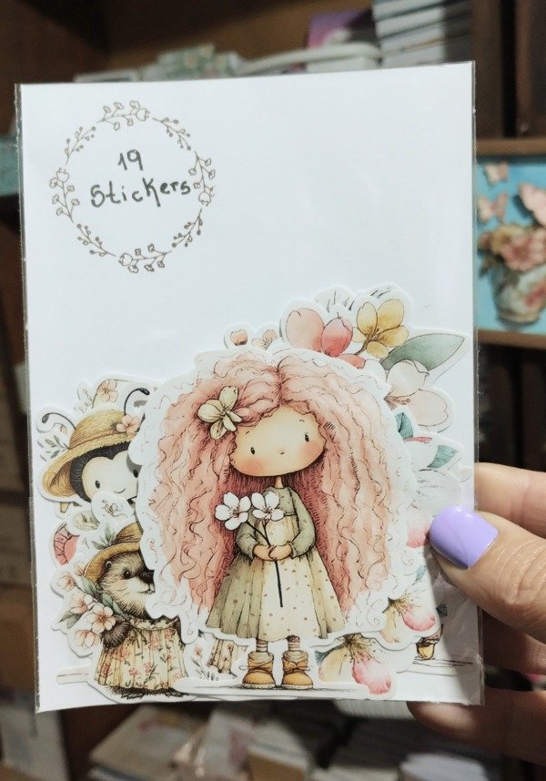Producto - Stikers variados primavera de cerezos 01