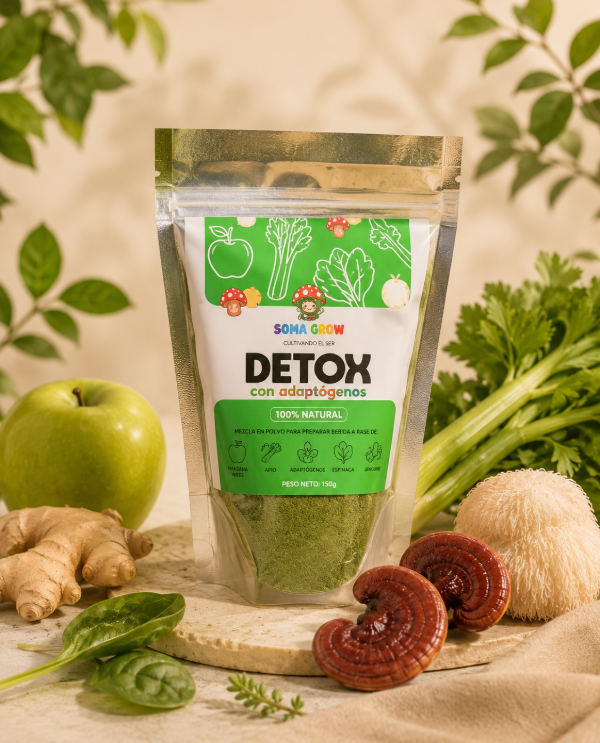 Producto - Jugo Verde DETOX en Polvo  con ADAPTOGENOS