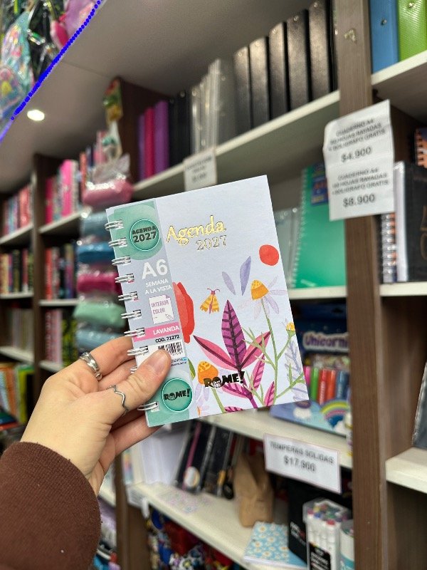 Producto - Agenda A6 Lavanda 1 Semanal Rome 2027 - 0